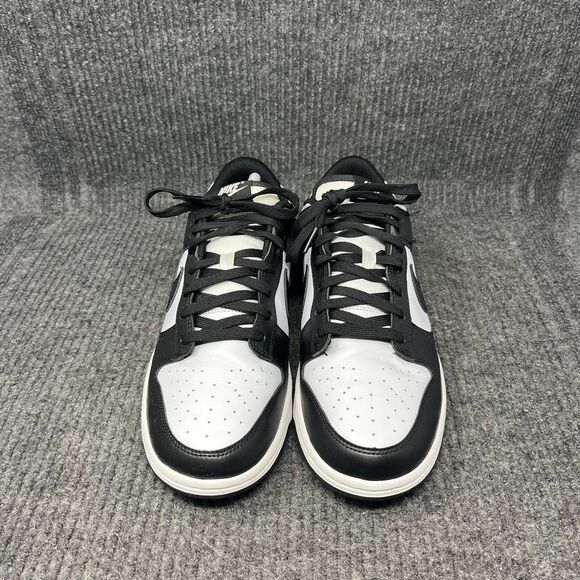 Nike Dunk Low Retro Panda Black White Leather Shoes Mens Size 10 DD1391-100 main image 7